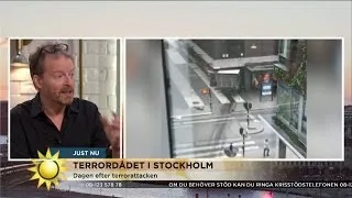 Vittnet Martin: "Jag stängde ögonen på en av de döda"  - Nyhetsmorgon (TV4)
