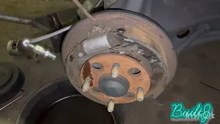 92-00 Civic rear drum wheel cylinder removal/replacement