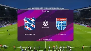 PES 2020 | Heerenveen vs Zwolle - Netherlands Eredivisie | 05 October 2019 | Full Gameplay HD