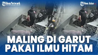 Maling Diduga Pakai Ilmu Hitam Terekam CCTV, Masuk ke Sekretariat Komunitas Pendaki di Garut