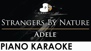 Adele - Strangers By Nature - Piano Karaoke Instrumental Cover with Lyrics