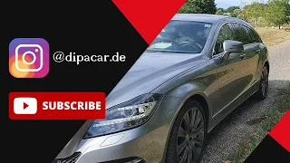 Up to 250 km/h - Driving a Mercedes-Benz CLS 350 cdi Shooting Brake on Autobahn