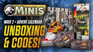 MYSTERY UNBOXING Jurassic World Dominion Minis: Wave 2 Blind Boxes & Calendar  / collectjurassic.com