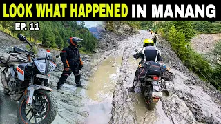 THIS HAPPENED WITH US IN MANANG 😰 Chame to Khangsar village | Ep. 11 Adventurous Nepal Ride