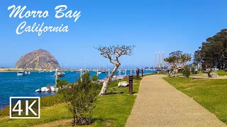 [4K] Morro Bay - California USA - Walking Tour