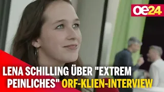 Lena Schilling über "extrem peinliches" ORF-Klien-Interview