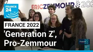 Generation Z: The French far-right youth group carrying Zemmour's message • FRANCE 24 English