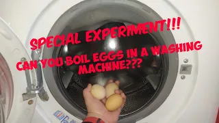 Special Experiment - Can You Boil Eggs In A Washing Machine???