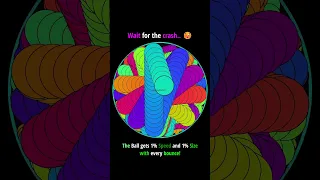 do you recognize that song?☠️ #adhd #satisfying #colors #bouncingball #drawing #viral #asmr #artist