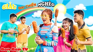 Đại Chiến Xúc Xích Giữa Nhà Giàu và Nhà Nghèo | Bon Bon TV