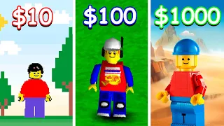 Jogos Lego de R$10, R$100 ou R$1.000