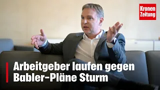 32-Stunden-Woche: Arbeitgeber laufen gegen Babler-Pläne Sturm | krone.tv NEWS