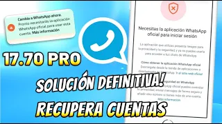 NUEVO WHATSAPP PLUS (Ultima Versión) ✅ SOLUCIONADO Baneo: Necesitas Instalar la versión Oficial 😱