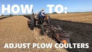How To: Adjust Rolling Coulters on a Moldboard Plow
