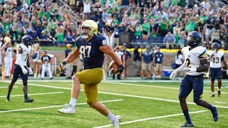Michael Mayer || Notre Dame Fighting Irish Tight End || 2021 Sophomore Highlights