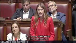 L'intervento di Chiara Gribaudo nella discussione sulla fiducia al Governo Conte