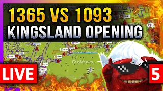 1365 vs 1093 KVK: Kingsland ! 🔥🔥🔥 LIVE! 🔴 #C11956, #1365 #1093