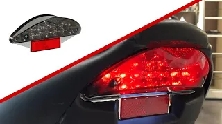 LED rear light including Flashing lights to Install | Yamaha Aerox/ MBK Nitro.