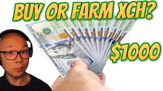 Would you Farm or Buy XCH for $1000?