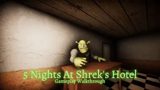 5 Nights At Shrek's Hotel *Seizure Warning* - Gameplay Walkthrough | No Commentary