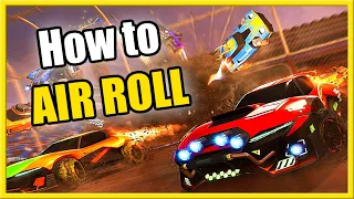 How to Turn On Air Roll Left & Right in Rocket League (Keymap Button)