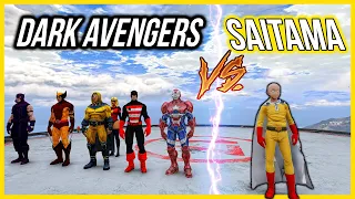 GTA 5 -Saitama vs Dark Avengers SUPERHERO BATTLE