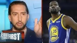 Kevin Durant reacts to Warriors winning NBA Championship - Nick Wright Responds