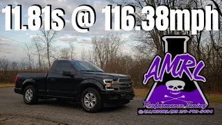 2018 F-150 FX4 5.0 - 11.8s@116mph dragy 1/4 mile