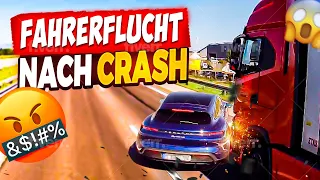 Nötigung und Fahrerflucht nach Crash