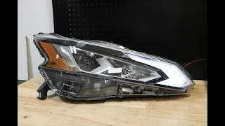 How to disassemble a 2019-2022 Nissan Altima OEM LED Headlight