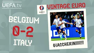 BELGIUM 0-2 ITALY, EURO 2016 | VINTAGE EURO