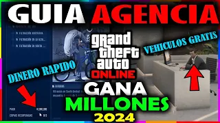 COMO *GANAR MILLONES* con la AGENCIA GUIA COMPLETA en GTA 5 Online 2024! COMO SER MILLONARIO en GTA