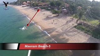 Maenam Beach-5 / 2015 / Koh Samui Thailand overflown with my drone