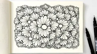 Easy zentangle art | Doodle art | Zendoodle