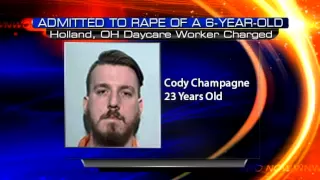 Child care worker charged with rape