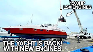 My 30yr Old Italian Yacht Gets 1500HP LSX Race Engines Installed!