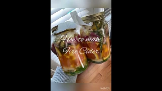 Fire Cider Recipe Kitchen Home Remedies | Cold and Flu Tonic