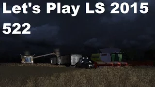 Let's Play Landwirtschafts Simulator 2015 #522 Weizen und Gerste Dreschen #LS15 HD deutsch mod map