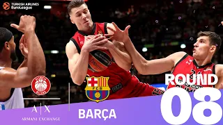 Milan edges Barca in battle for first! | Round 8, Highlights | Turkish Airlines EuroLeague