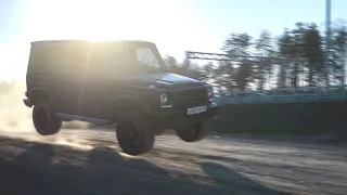 Что будет, если на Гелике ПРЫГНУТЬ с ТРАМПЛИНА?! - Ралли Гонка на Mercedes-Benz G55 AMG!