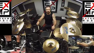 MASTER OF PUPPETS Extreme Drum Cover - Gee Anzalone feat. Braindamage - Metallica Song