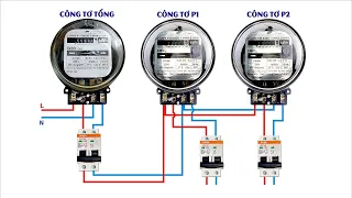 Cách Đấu Công Tơ Điện 1 Pha Quản Lý Điện Sinh Hoạt Ở Các Phòng Trọ