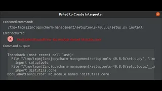 ModuleNotFoundError: No module named 'distutils.core'