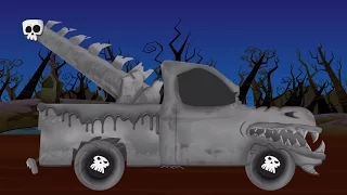 Menakutkan truk derek | Menakutkan garasi Mobil | Halloween Video | Car Repair | Scary Tow Truck