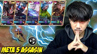 META 5 ASSASIN MALAH KETEMU MUSUH DARI CLAN UZUMAKI - Mobile legends