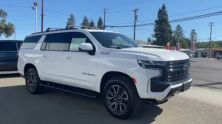 2023 Suburban Z71 in Summit White (w/ Sun & rear Entertainment pckg)