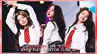 WONYOUNG IVE "ROYAL" KPOP FLEX TWIXTOR CLIPS 4K