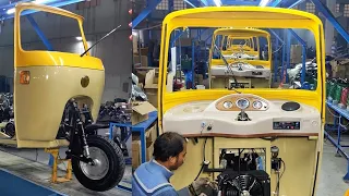 Complete Tez Raftar Rickshaw Making Process in Factory || Quality Rickshaw Manufacturers