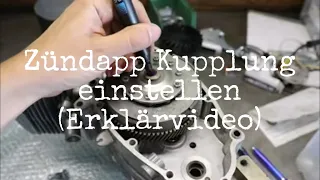 Zündapp Kupplung einstellen (Erklärvideo)