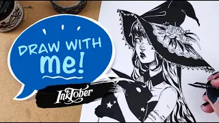 Draw with Me # 04 | Inktober 2019 ✒️My pencil's life story